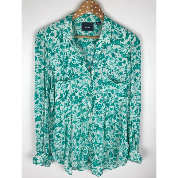 Anthropologie Tops - Anthropologie Maeve Green Islet Top
